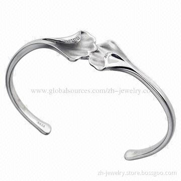 925 Sterling Silver Bangle, Used for Women